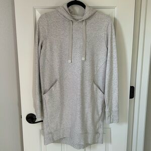 Heather Grey Tunic Hoodie